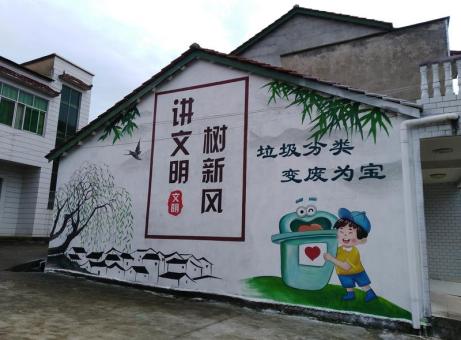仙桃墙绘是现在流行的墙体广告