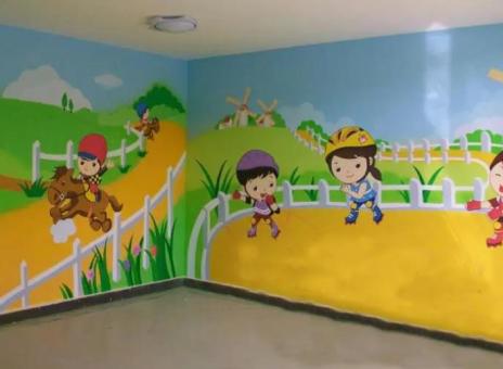 仙桃幼儿园墙体彩绘制作流程及注意事项