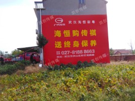 仙桃农村墙体广告给农村人民带来方便