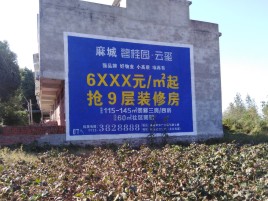 仙桃墙体广告的好处