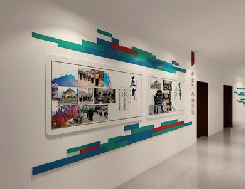 仙桃企业文化墙用什么材料好？