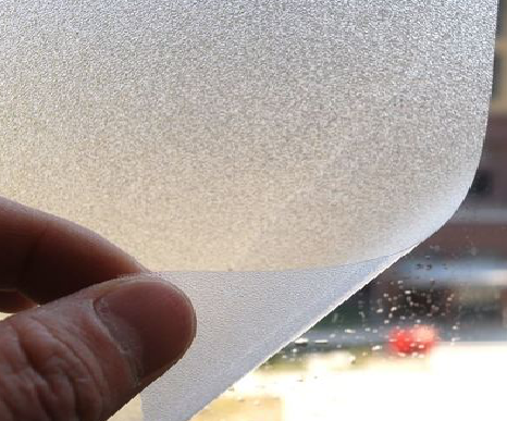 仙桃玻璃门外面粘广告用什么材料好？